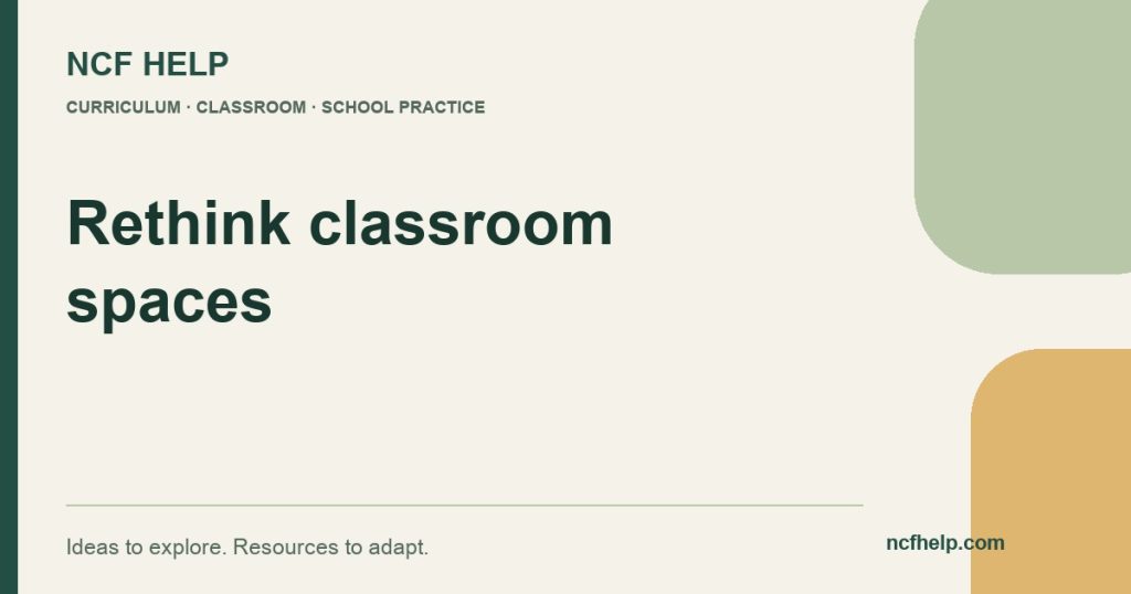 NCF Help: Reimagining Learning Spaces: Designing Classrooms for the 21st Century