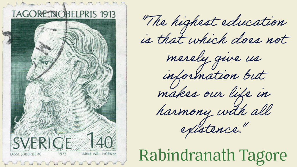 Nobel Prize Winner Rabindranath Tagore