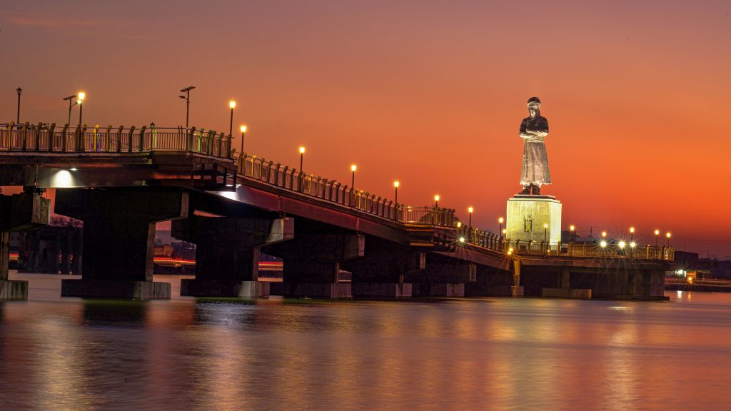 Why not give the soul what it wants? We have to have music is a quote by Swami Vivekananda. Swami Vivekananda has a statue in Ranchi.