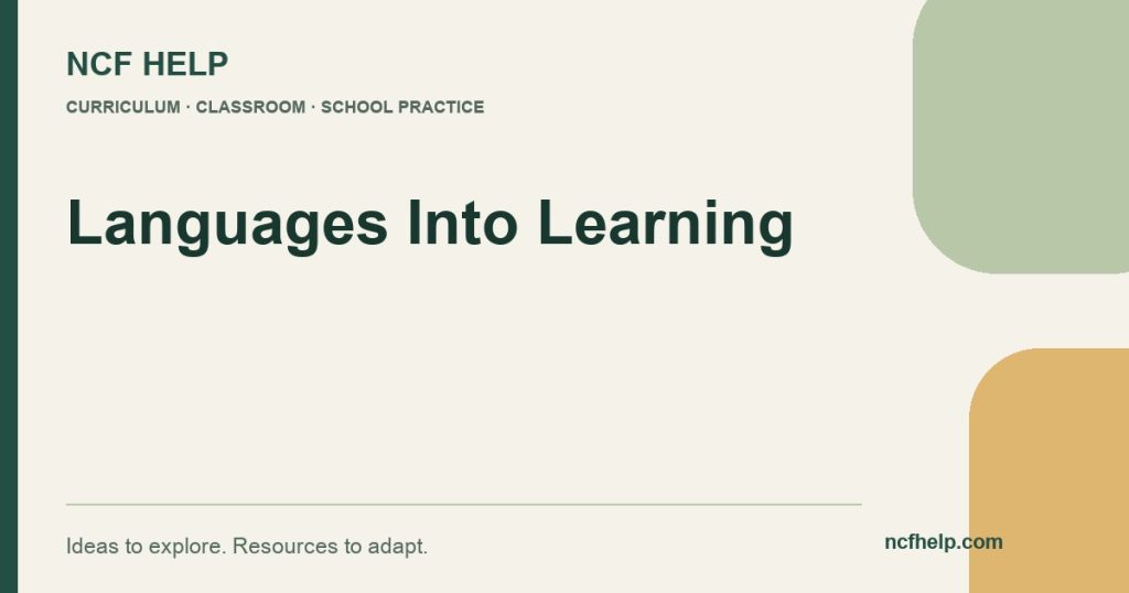 NCF Help: Multilingual Classroom Practice: A Five-Step Routine for Primary Teachers