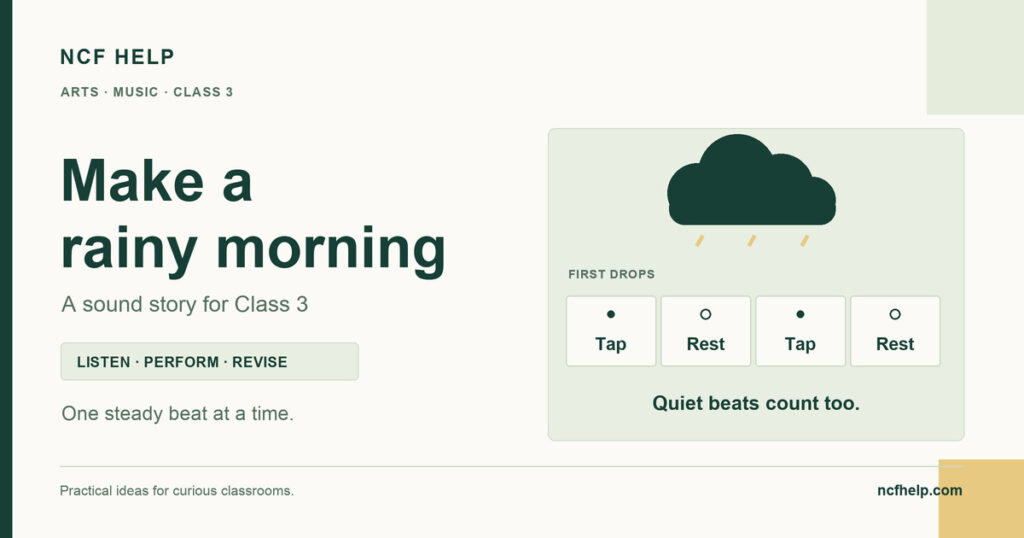NCF Help: Make a Rainy Morning: A Class 3 Sound-Story Lesson